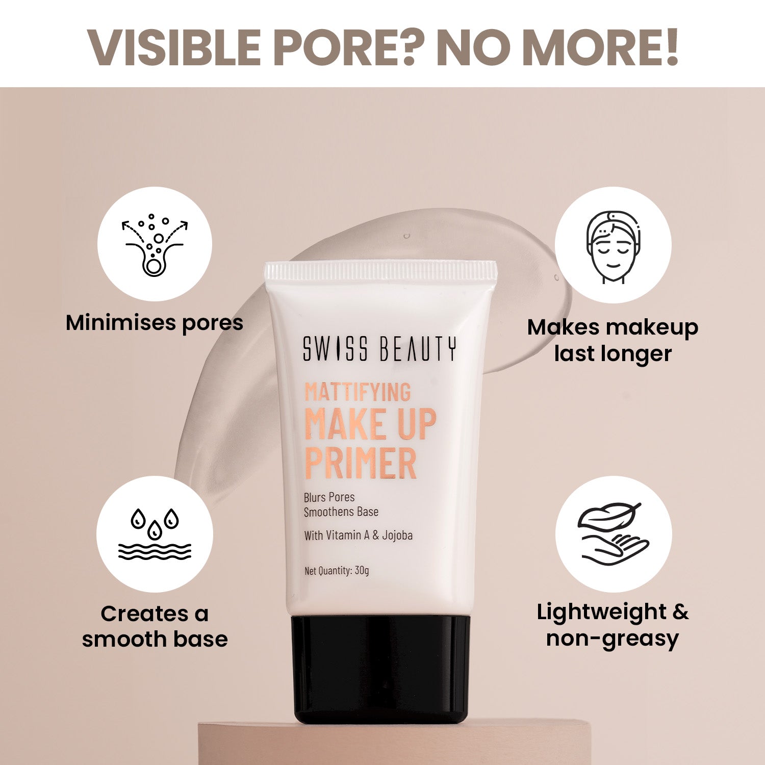 Oil Free Long Lasting Make-up Primer