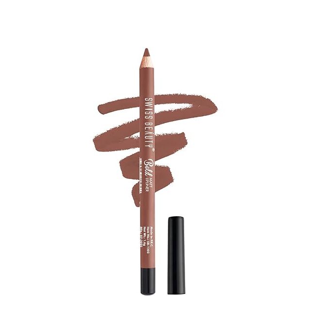 Swiss Beauty | Bold Matt Single Lip Liner | Long-lasting |Matte Finish | Non-drying | 1.6gm