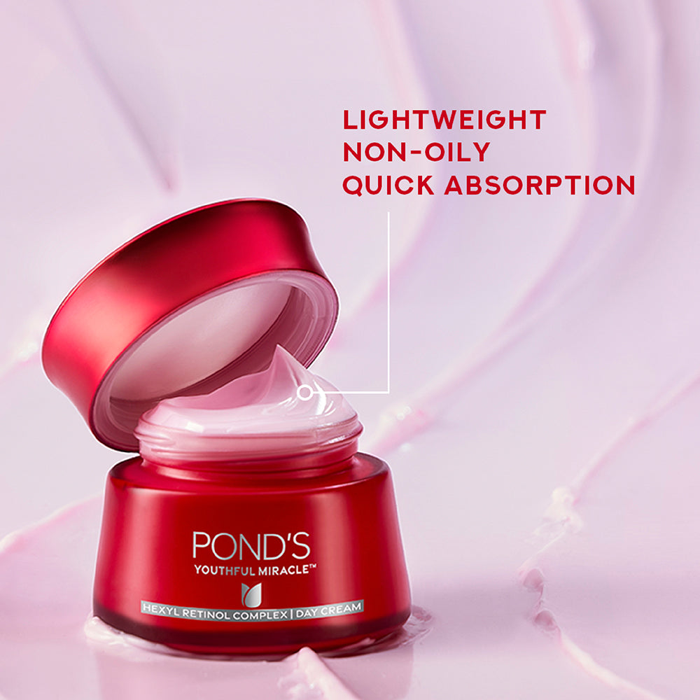 POND'S Youthful Miracle Hexyl Retinol Complex, Renew & Repair Day Cream SPF 15 PA++