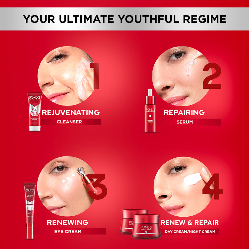 POND'S Youthful Miracle Hexyl Retinol Complex, Renew & Repair Day Cream SPF 15 PA++