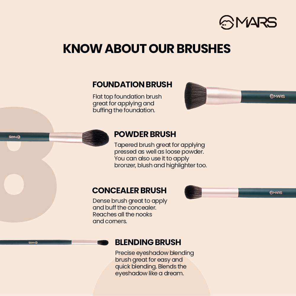 Tools Of Titans Brush Set | Pack of 8