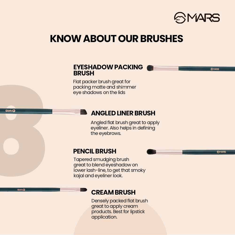 Tools Of Titans Brush Set | Pack of 8