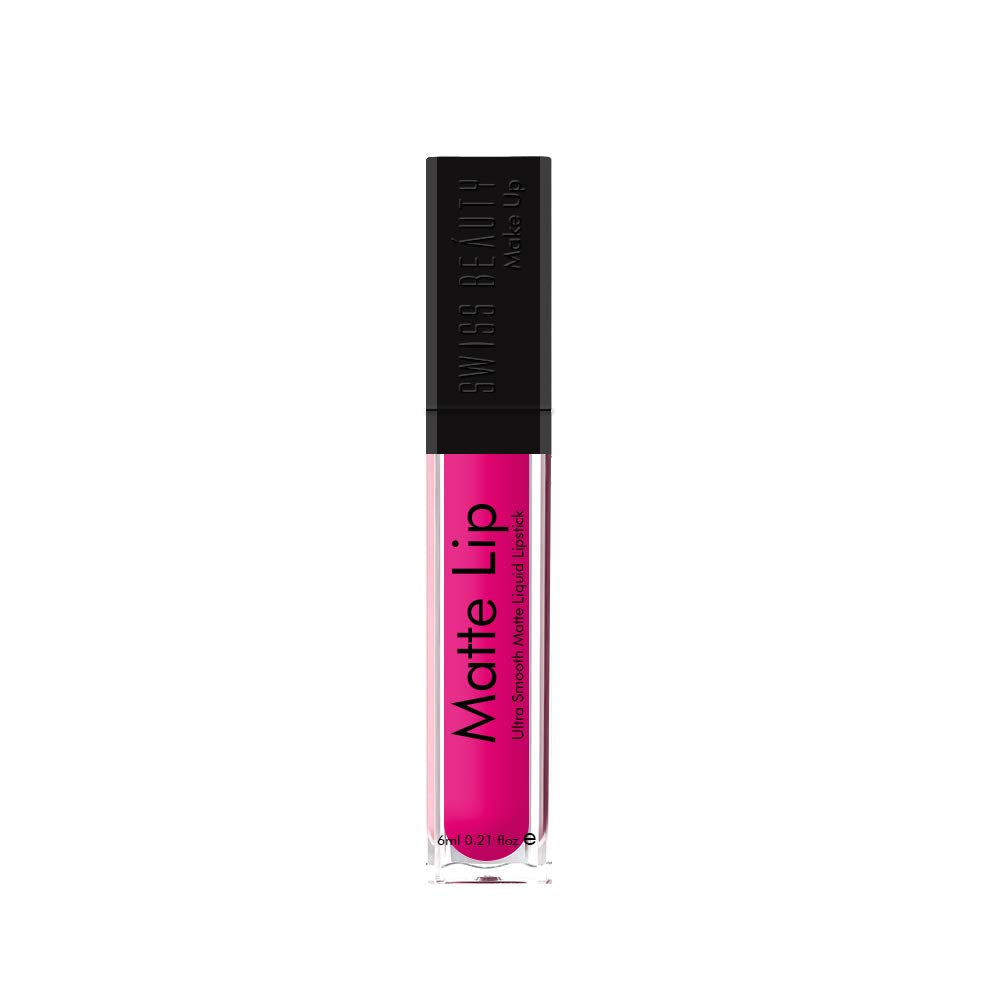 Swiss Beauty | Ultra Smooth Matte Lip Liquid Lipstick, Smooth Lip Color, Weightless Finish, Silky Matte Finish, Shade- Iconic Nude, 6ml