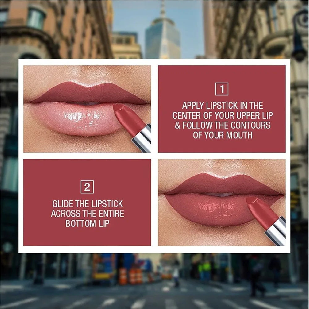 Maybelline New York Color Sensational Creamy Matte Lipstick lasts up to 12 Hours, Hydrate Lips, Rich Creamy Lipstick with Shea Butter, Available in 42 Shades - 657 Nude Nuance, 3.9g