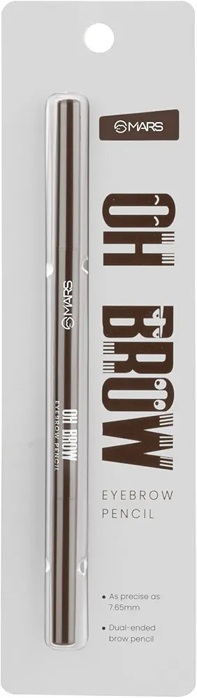 MARS OH Brow Eyebrow Pencil | Micro Precision Retractable with a Spoolie | Highly Pigmented | Smudge Proof & Water Resistance | Long-Lasting | Lightweight Eyebrow Pencil  