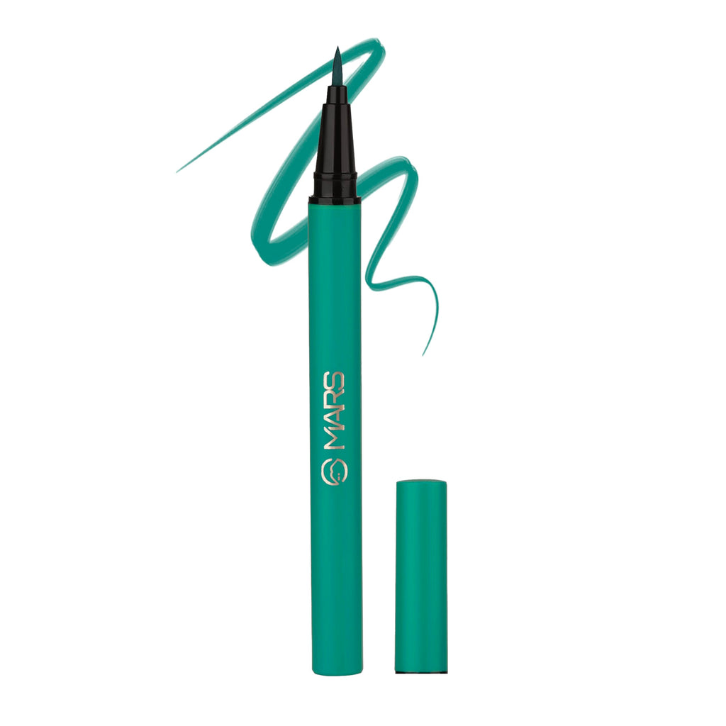 MARS City Stroke Charming Eyes Liquid Eyeliner | Long-lasting | Smudge Proof Eye Liner | Felt Tip for Precise Application | Quick Drying Formula (1ml)