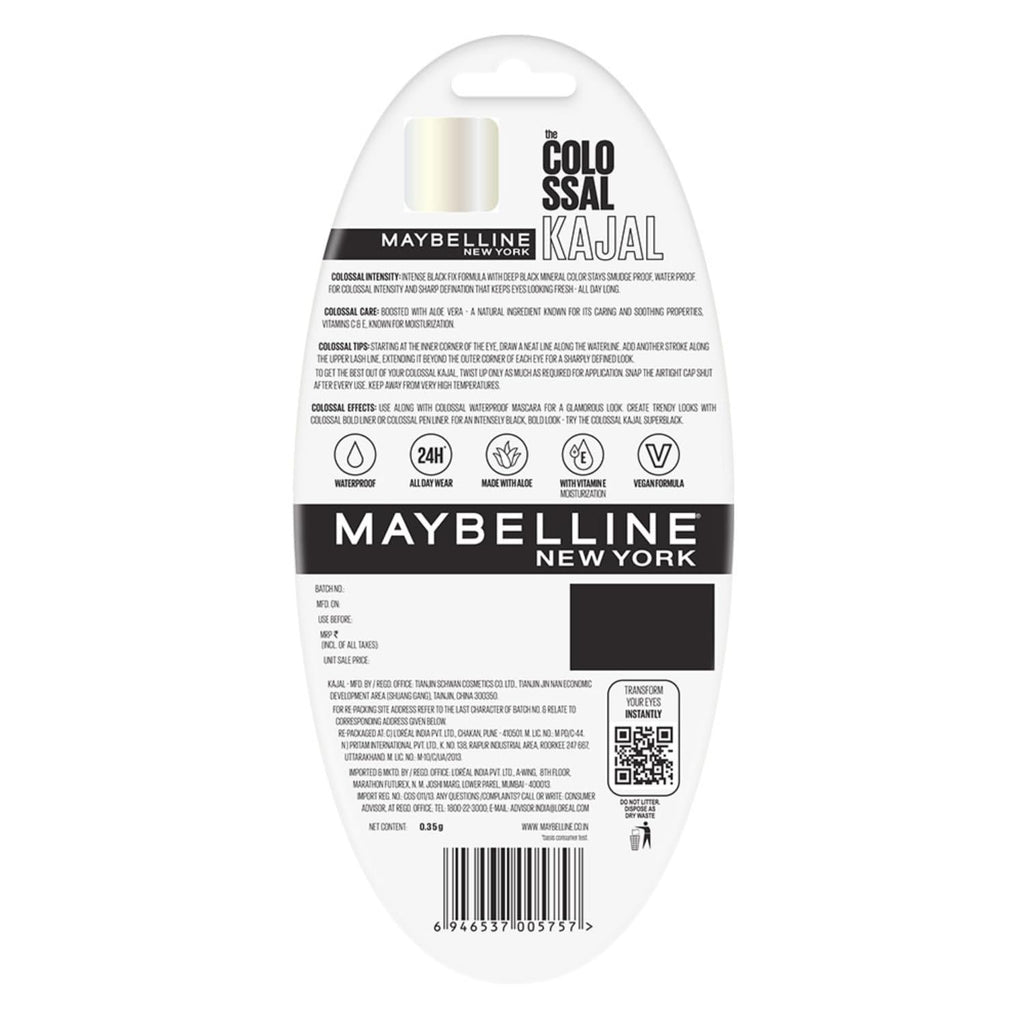 Maybelline New York | THE COLOSSAL KAJAL 24HR