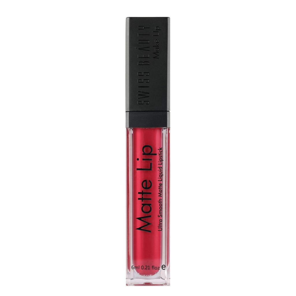 Swiss Beauty | Ultra Smooth Matte Lip Liquid Lipstick, Smooth Lip Color, Weightless Finish, Silky Matte Finish, Shade- Iconic Nude, 6ml