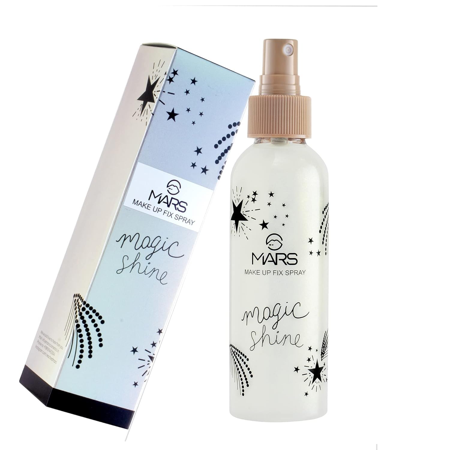 MARS | PREMIUM Magic Shine LONG LASTING MAKEUP FIXER SPRAY, 150ml