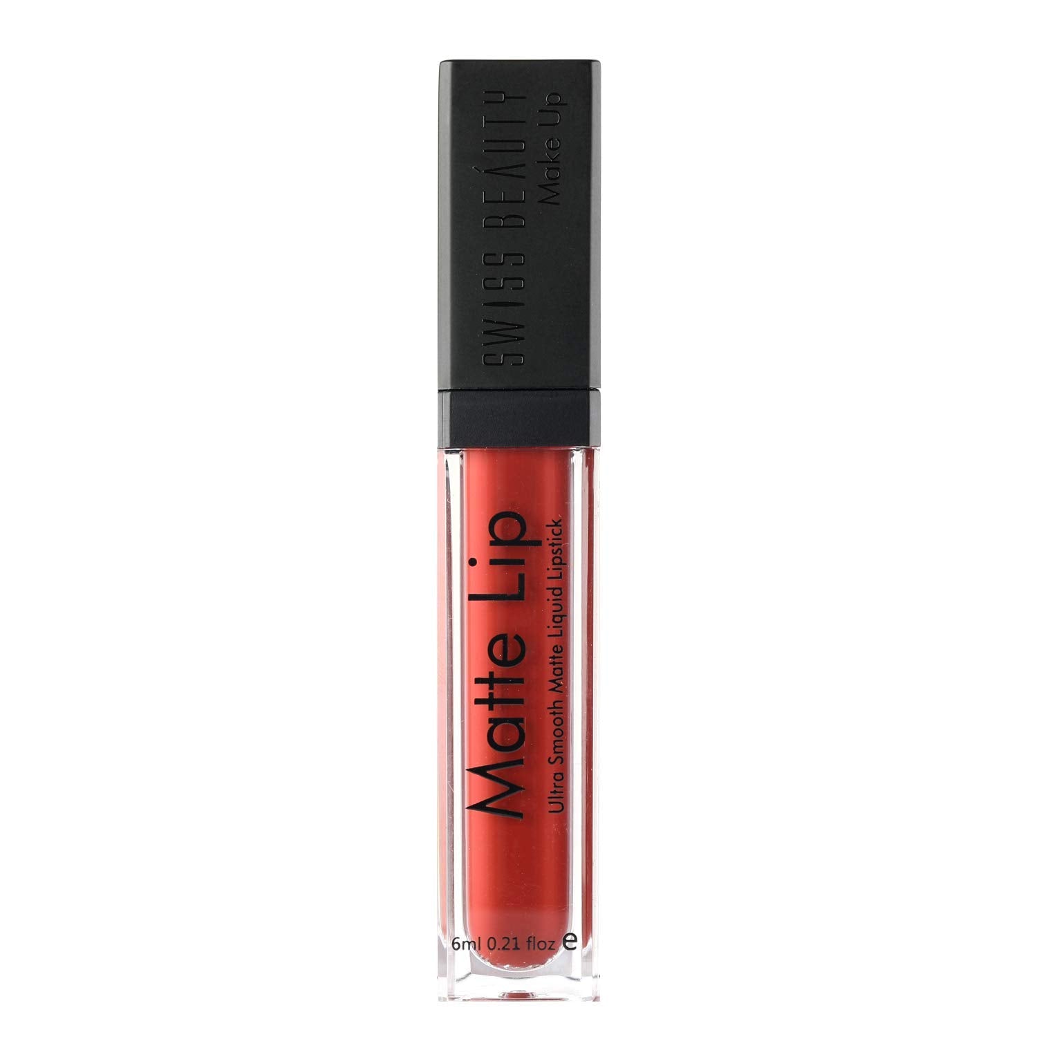 Swiss Beauty | Ultra Smooth Matte Lip Liquid Lipstick, Smooth Lip Color, Weightless Finish, Silky Matte Finish, Shade- Iconic Nude, 6ml