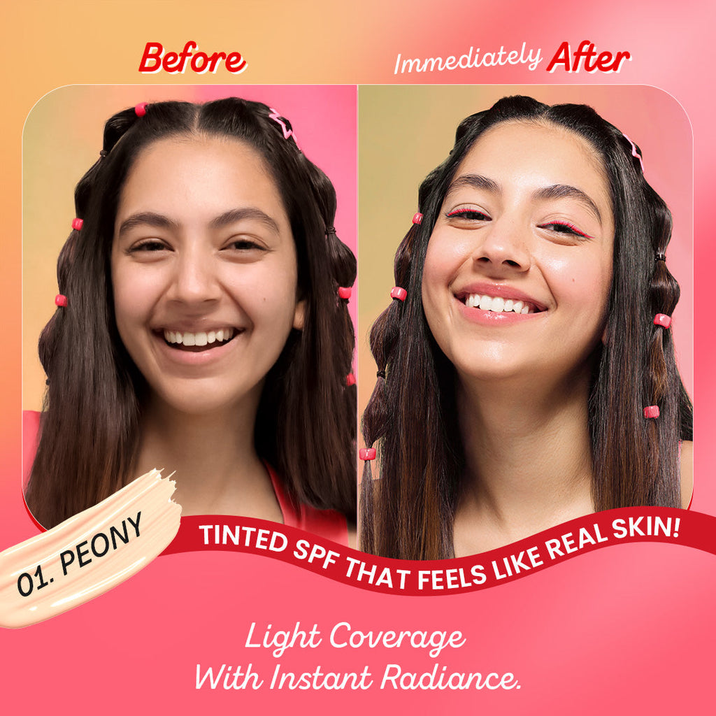 Strawberry Dew Tinted Sunscreen SPF 50+ PA++++ With New-Age UV Filters