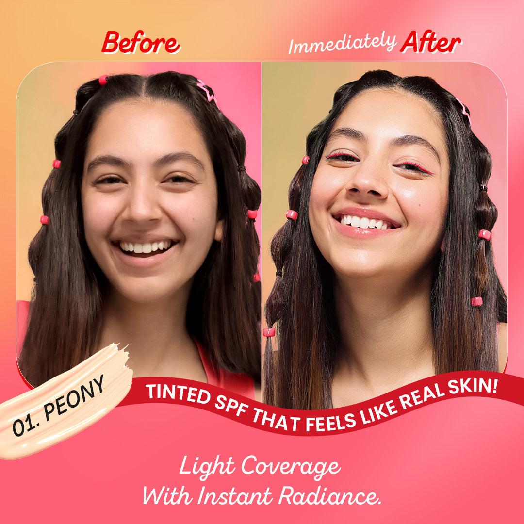 Strawberry Dew Tinted Sunscreen SPF 50+ PA++++ With New-Age UV Filters
