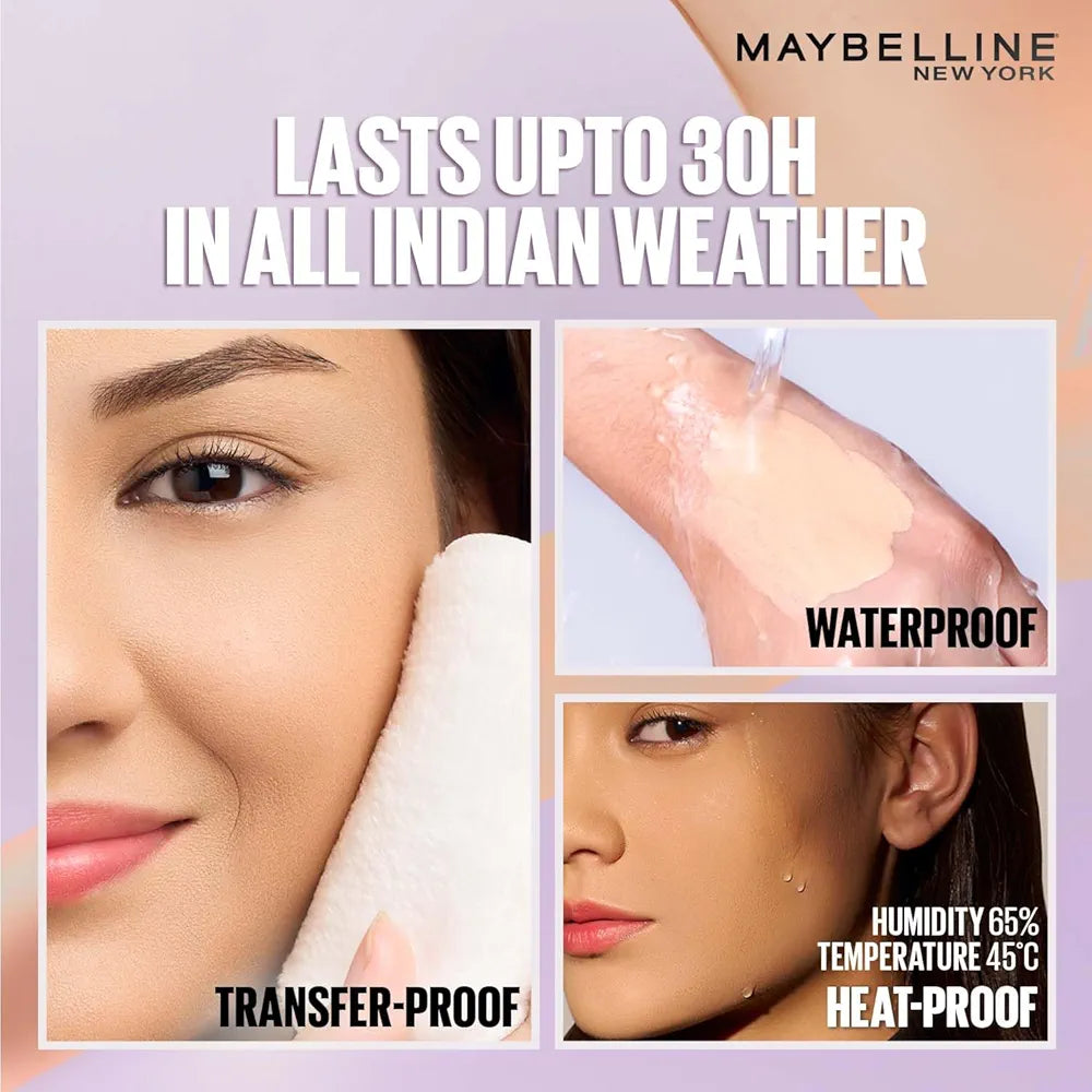 Maybelline New York Super Stay Lumi-Matte Liquid Foundation - 115, Up To 30H Long Wear, Water & Transfer Proof. SuperStay Lumi-Matte Liquid Foundation comes with Non-comedogenic & Vegan Formula | 35ml