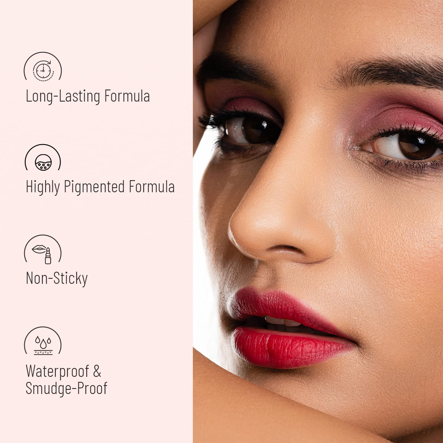 Swiss Beauty | Ultra Smooth Matte Lip Liquid Lipstick, Smooth Lip Color, Weightless Finish, Silky Matte Finish, Shade- Iconic Nude, 6ml