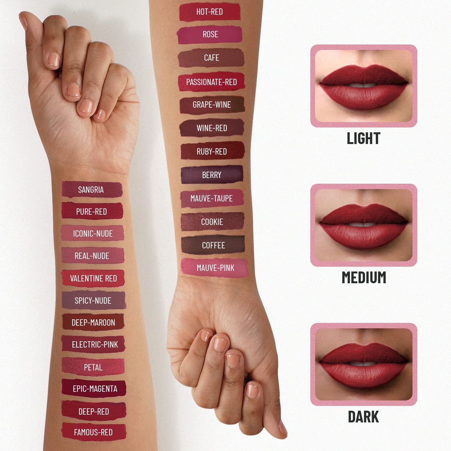 Swiss Beauty | Ultra Smooth Matte Lip Liquid Lipstick, Smooth Lip Color, Weightless Finish, Silky Matte Finish, Shade- Iconic Nude, 6ml