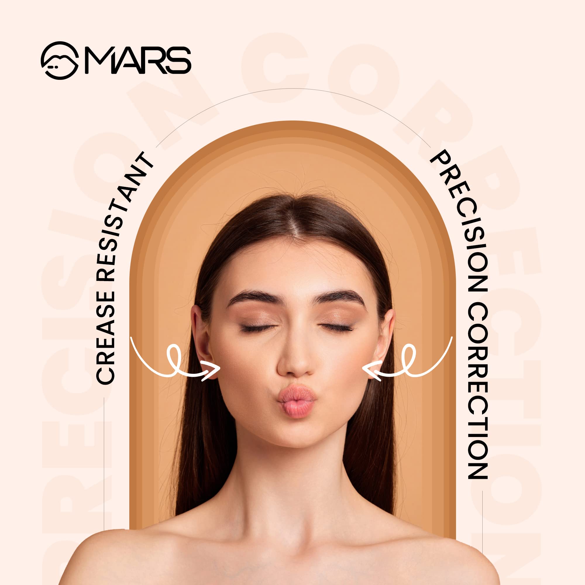 Mars | Cover Rangers Creamy Matte Concealer And Corrector Palette | Easy To Blend & Lightweight Concealer For Face Makeup (24 Gm)