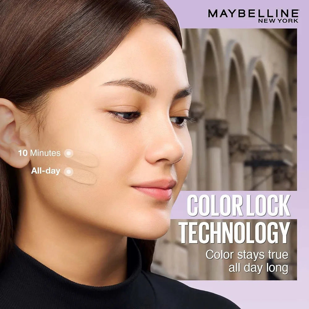 Maybelline New York Super Stay Lumi-Matte Liquid Foundation - 115, Up To 30H Long Wear, Water & Transfer Proof. SuperStay Lumi-Matte Liquid Foundation comes with Non-comedogenic & Vegan Formula | 35ml