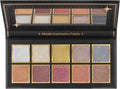 MARS Sitara Metallic Eyeshadow Palette with Attached Mirror  | Long-Lasting Shimmer Finish | Buttery-Smooth | Intense Pigmentation | Blendable & High Shine | Travel-Friendly