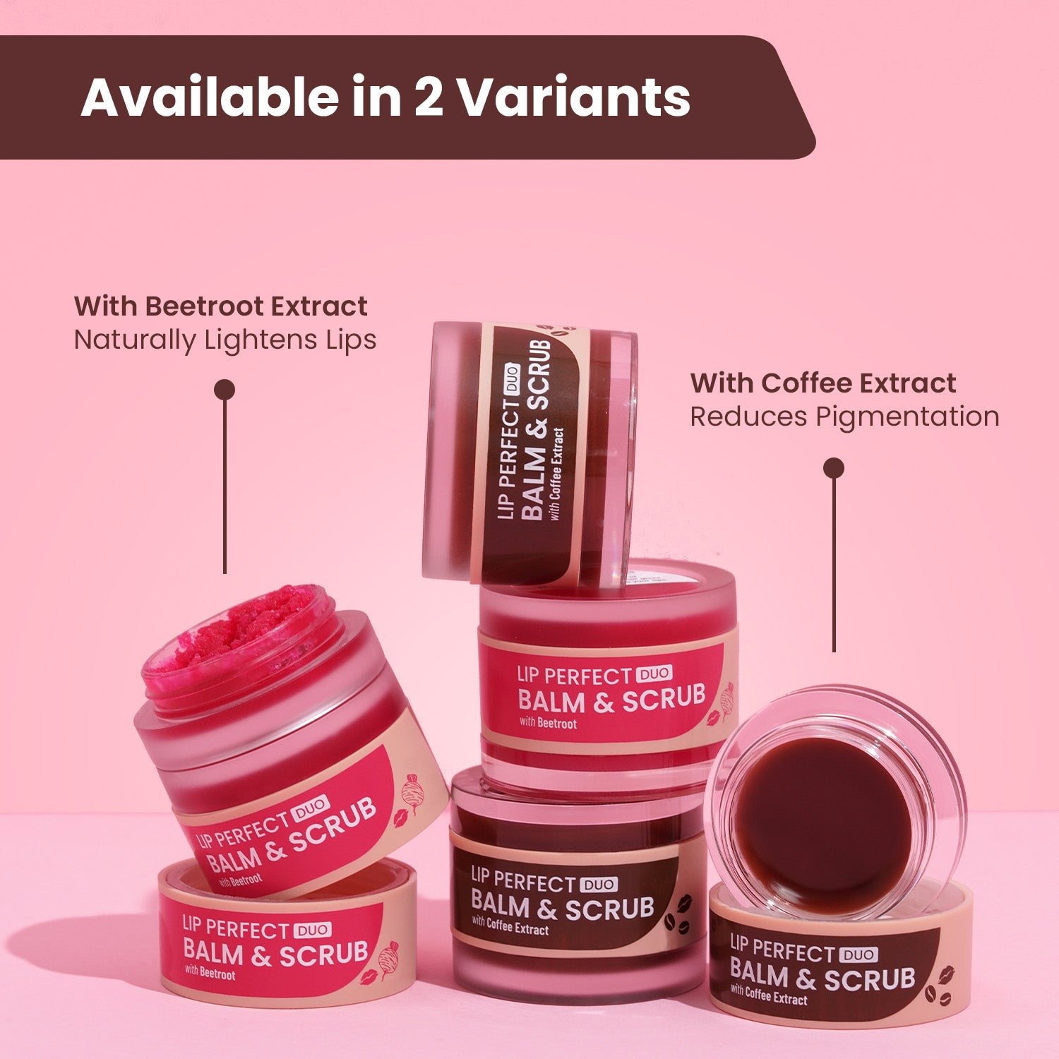 Lip Perfect Duo Balm & Scrub with Coffee Extract