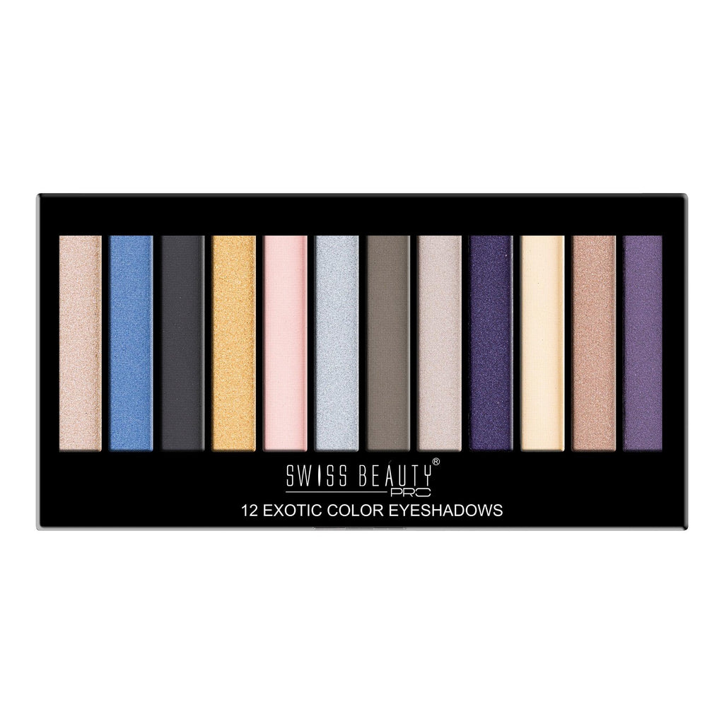Pro 12 Exotic Color Eyeshadows