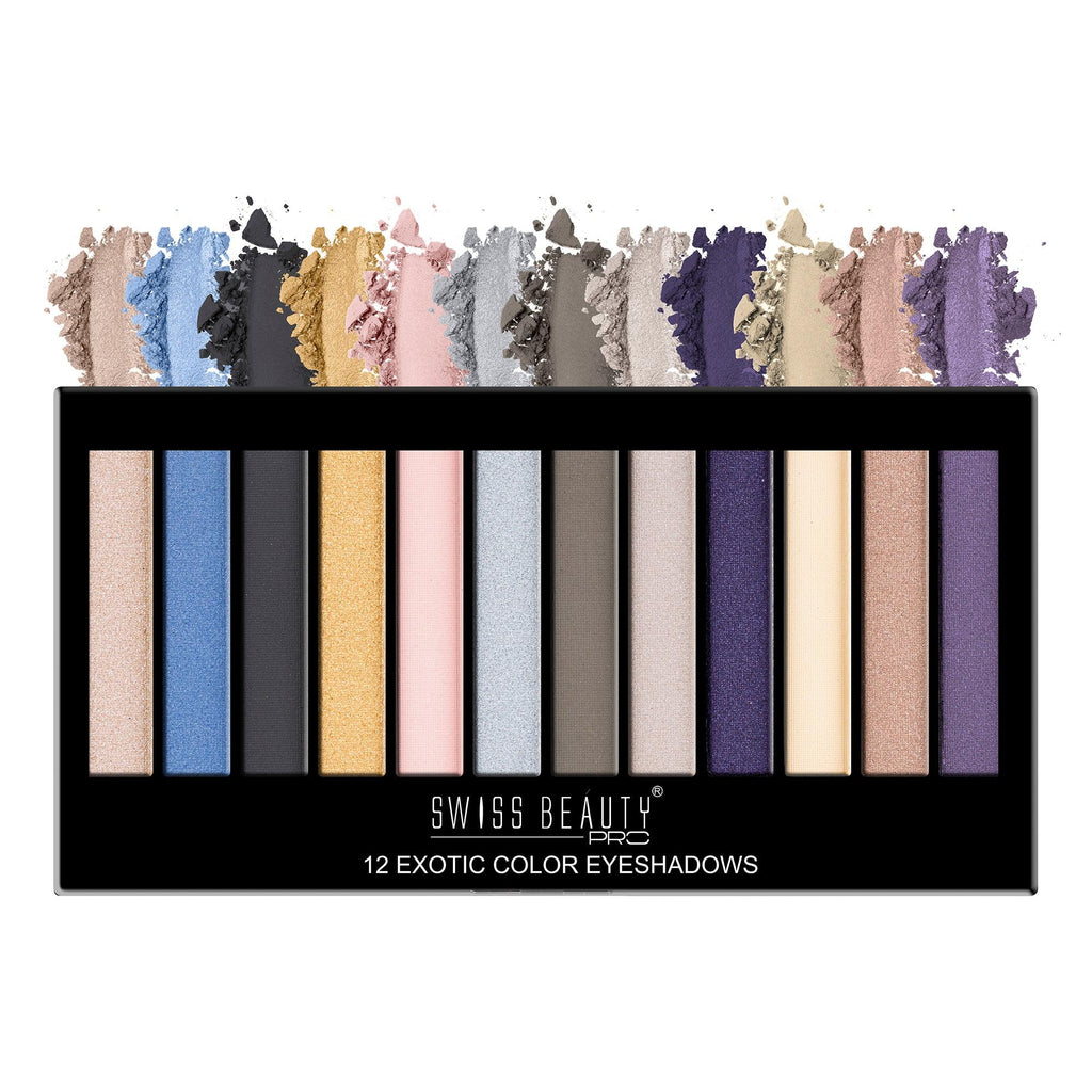 Pro 12 Exotic Color Eyeshadows