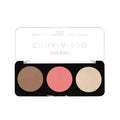 Cheek-A-Boo 3-in-1 Face Palette with Blusher , Contour and Highlighter