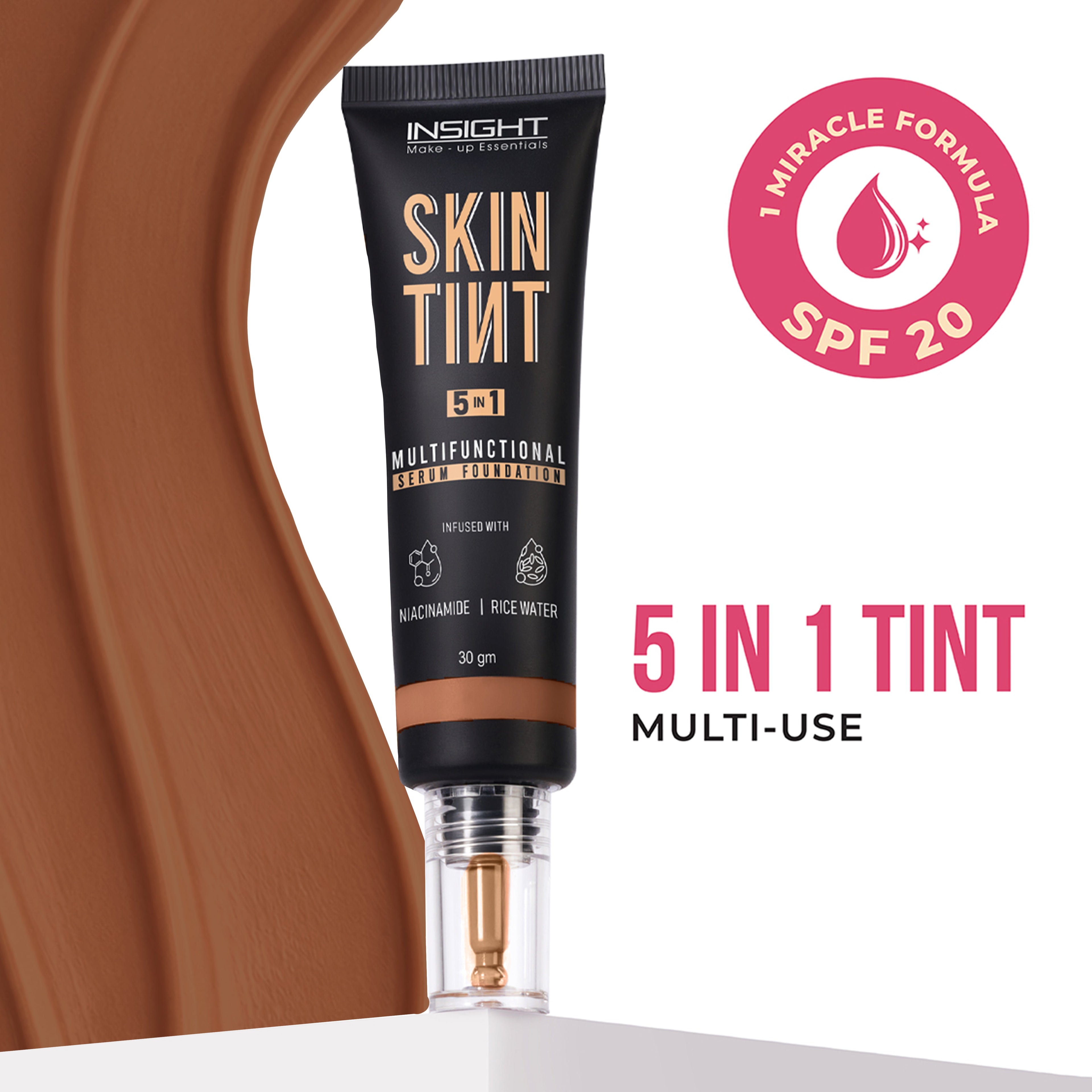 Skin Tint 5 In 1 Multifunctional Serum Foundation