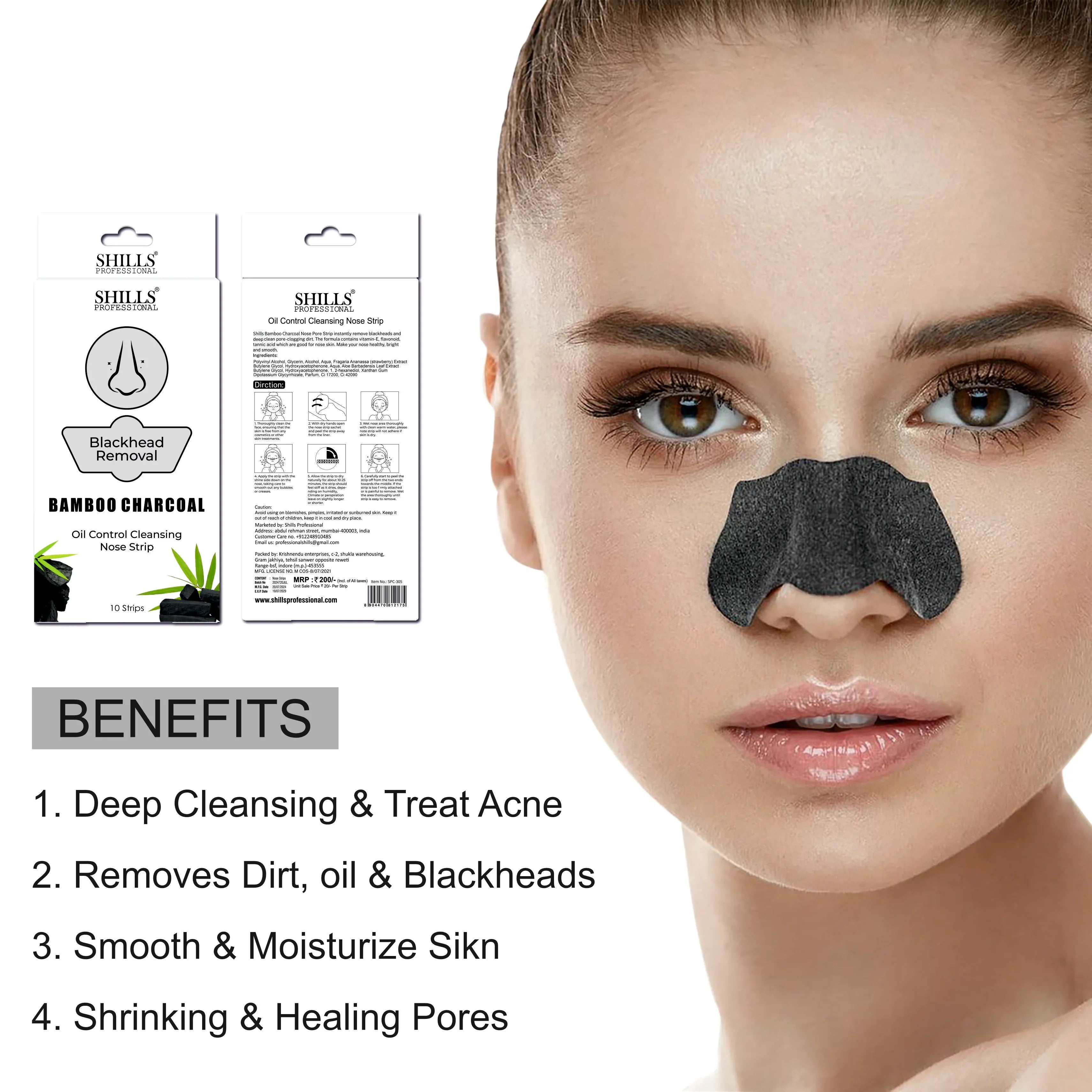 Blackhead Removal Nose Strips
