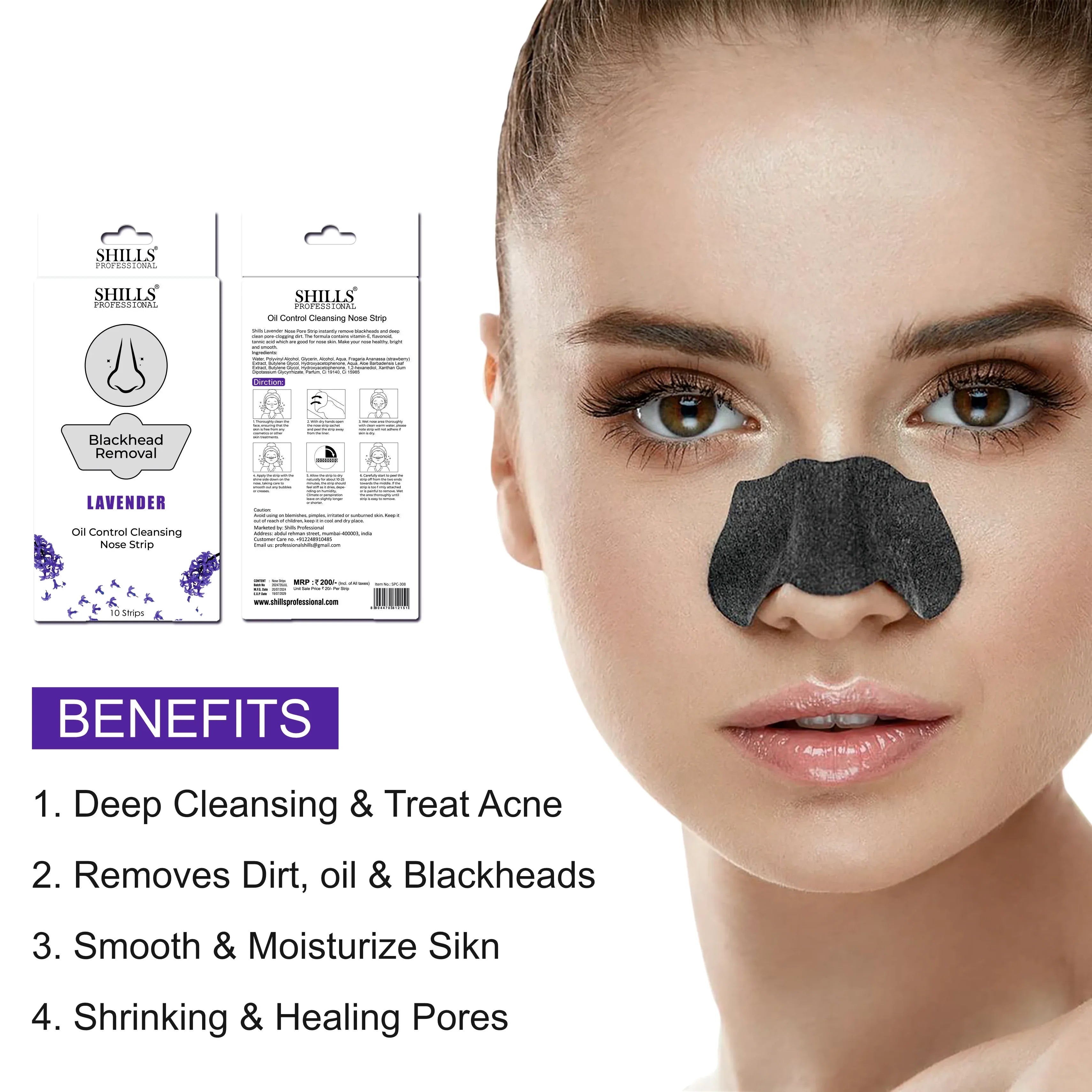 Blackhead Removal Nose Strips
