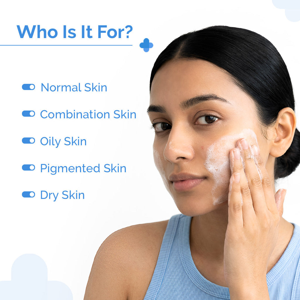 1% Kojic Acid Face Wash with Niacinamide & Alpha Arbutin For Dark Spots & Pigmentation - 100ml